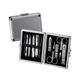 Manicure set Silver case -...
