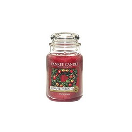 Red Apple Wreath Candle - A...